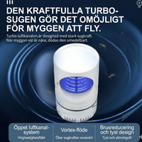 NordZap™ Myggfälla  –  Tyst & Kemikaliefri