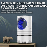 NordZap™ Myggfälla  –  Tyst & Kemikaliefri